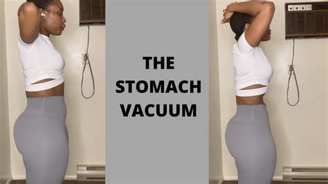 Stomach Vacuum How To Get A Smaller Waist Youtube