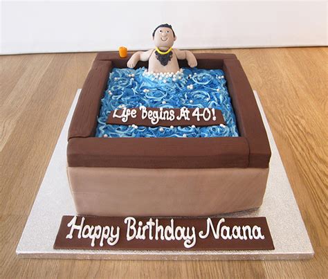 Hot Tub Birthday Cake The Cakery Leamington Spa And Warwickshire Cake Boutique