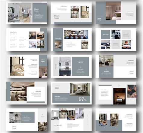 Creative Modern Interior Design Powerpoint Template Original And High