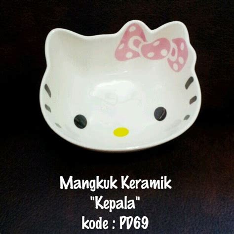 Linda is a hello kitty fan who loves the colour pink. Mangkuk Keramik Hello Kitty Murah Grosir Ecer Kepala Pita ...