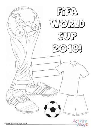 World Cup 2018 Colouring Page | Football coloring pages, Coloring pages