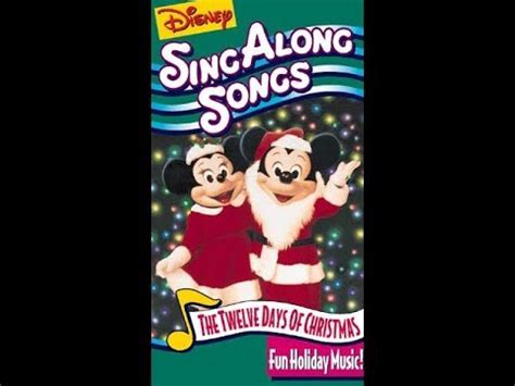 Disney Sing Along Songs The Twelve Days Of Christmas Vhs