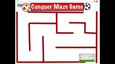 Scratch Tutorial 22 Conquer Maze Game I Make Two Players Maze Game On Scratch I Youtube