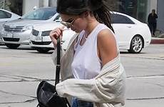 nipple kendall jenner piercing shows off braless wore star