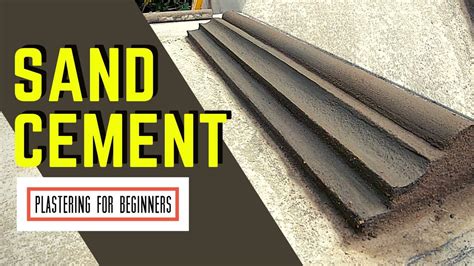 Sand Cement Mouldings Plastering For Beginners You