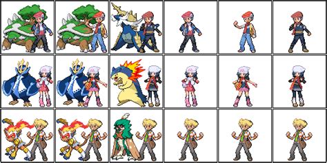 Dawn And Lucas Legends Of Arceus Sprites By Victorv111 On Deviantart