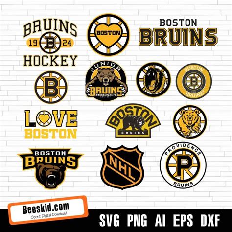 Boston Bruins Svgboston Bruins Cricut Boston Bruins Digitalboston