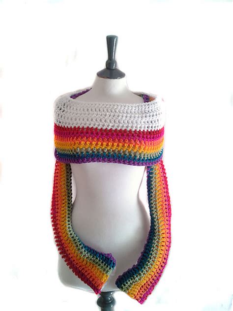 Ravelry Rainbow Sleeve Scarf Pattern By Carrie M Chambers