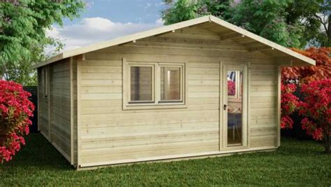 Two Bed Type F Log Cabin 6m X 11m Loghouseie