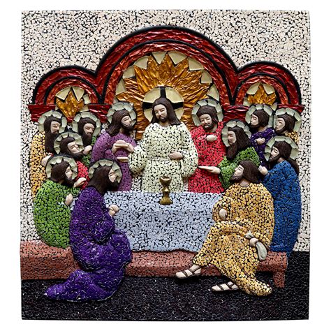 Last Supper Mosaic Multi Color Nvc Foundation A Philippine Charity