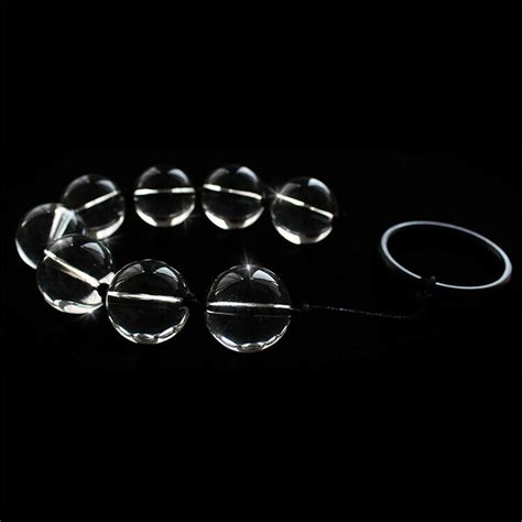 4 Sizes Glass Anal Beads Vaginal Balls Anal Plug Butt Sex Toys Crystal