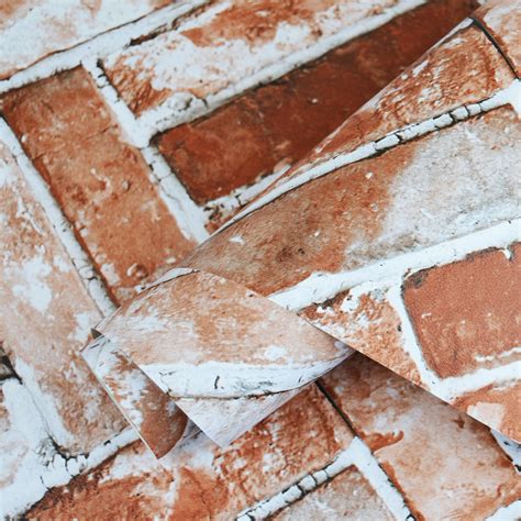 Herringbone Brick Wallpaper Grey Red Stone Slate Industrial 3d Effect