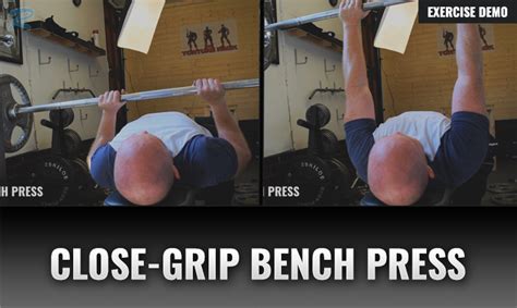 Close Grip Barbell Bench Press • Russ Howe Pti