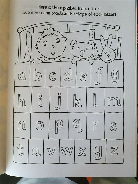 Children Abc 123 Writing Learning Colouring Books Educational Activity