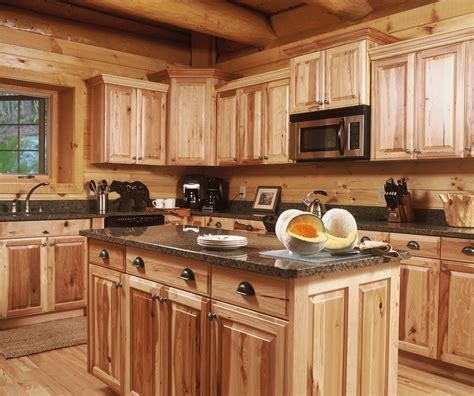 Wonderful Rustic Kitchen Cabinets Ideas In Log Home Kitchens