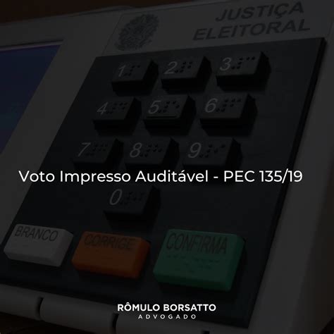 A medida do voto impresso nas próximas eleições não seria como há anos foi no brasil, quando era a proposta do voto impresso funcionaria da seguinte maneira: Voto Impresso Auditável - PEC 135/19