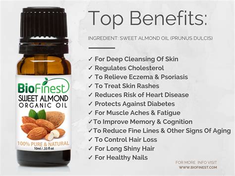This almond oil is loaded with proteins and vitamins a, b and e, all of which work together to rejuvenate your hair, balance your skin moisture and provide all type of restorative powers you may ever need in a daily beauty care regimen. Biofinest 100% Organic Almond Oil - Best moisturizer for ...
