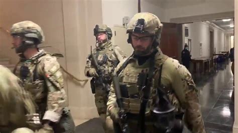 Fbi Swat Team Enters Us Capitol Building Youtube