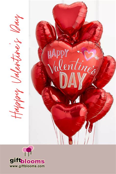 Heart Balloons For Your Partner On Valentine In 2021 Valentines