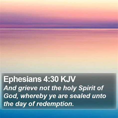 The Book Of Ephesians Pt 39 Do Not Grieve The Holy Spirit Of God