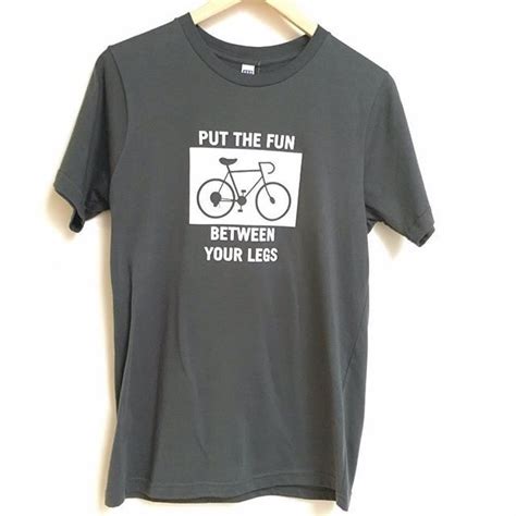 Put The Fun Between Your Legs T Shirts From Microcosm Pub Are Fully In Stock Both Online