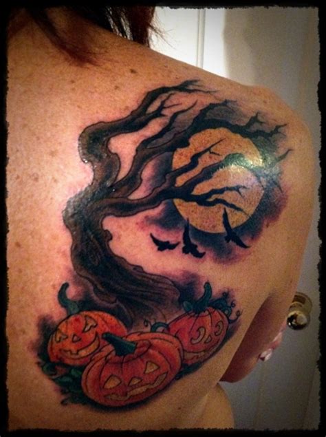 It is a great way to show your partner how much you love him/her. 30 Halloween Tattoo Designs