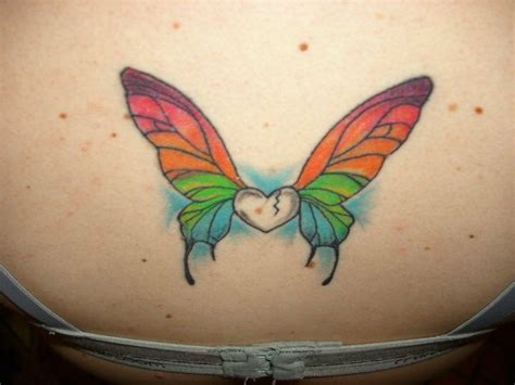 Download Heart with butterfly wings | Maple leaf tattoo, Butterfly ...