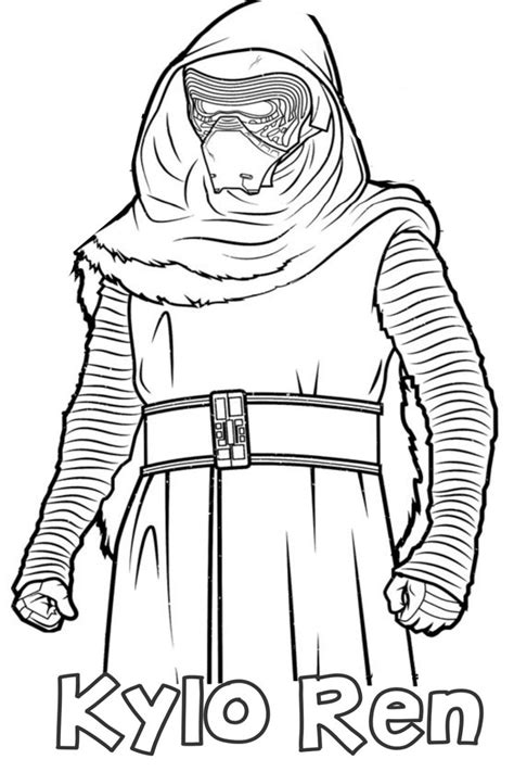 Maybe you would like to learn more about one of these? Kylo Ren Coloring Page Cute | Coloring pages, Coloring ...