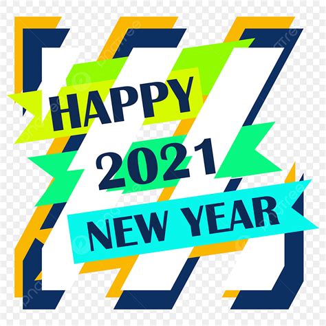 Vector Illustration Of Happy 2021 New Year 2021 2021 New Year