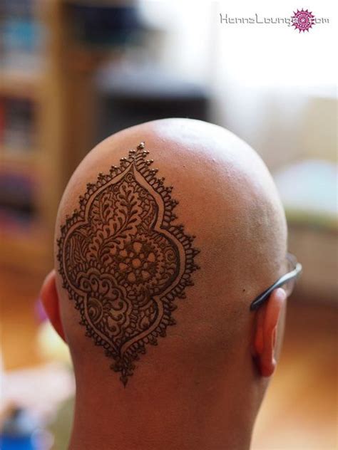 Henna On A Mans Head Men Henna Tattoo Tattoos For Guys Henna Tattoo