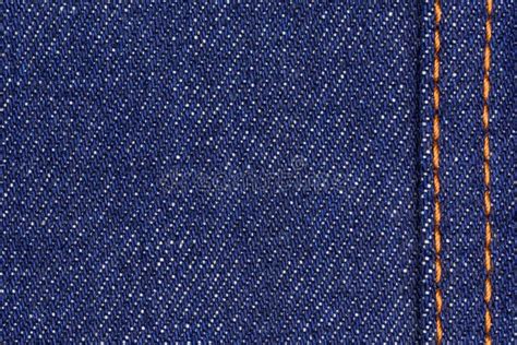 Cotton Denim Jeans Fabric Texture Background Close Up Stock Image