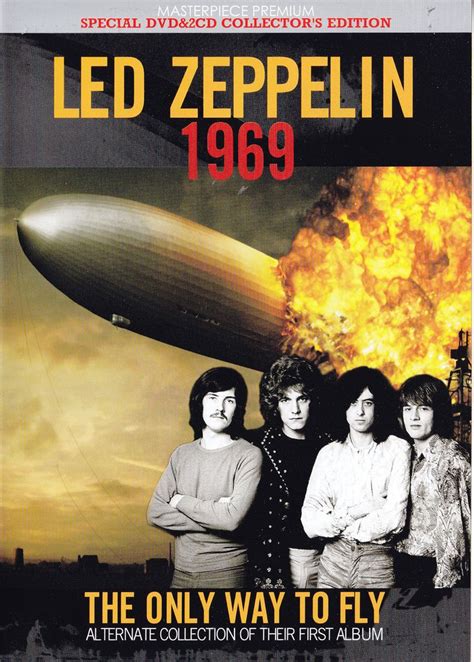 Led Zeppelin 1969 The Only Way To Fly Dvd 2cd Alternate Collection Of Their First Album