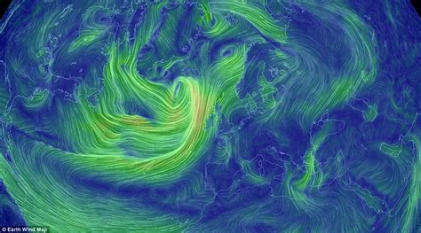 The Mesmerising Interactive Map Of The Wind Website Beautifully Shows