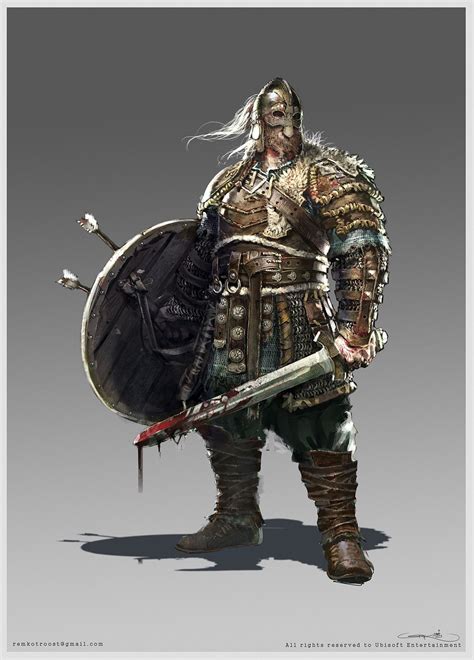 Artstation For Honor Viking Warlord Remko Troost Viking Character