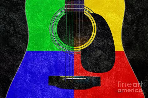Hour Glass Guitar 4 Colors 1 Photograph By Andee Design Fine Art America