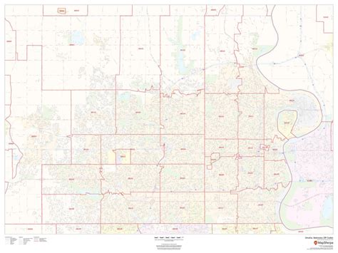 Printable Map Of Omaha With Zip Codes Printable Maps
