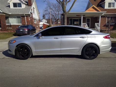 Got Some New 19 Gloss Black Wheels For My 2013 Fusion Fordfusion