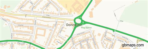 Doncaster Vector Street Map