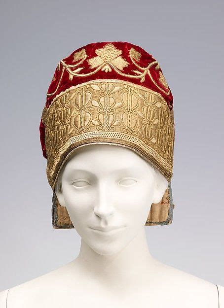 hat russian the metropolitan museum of art style russe coiffe vetement ethnique