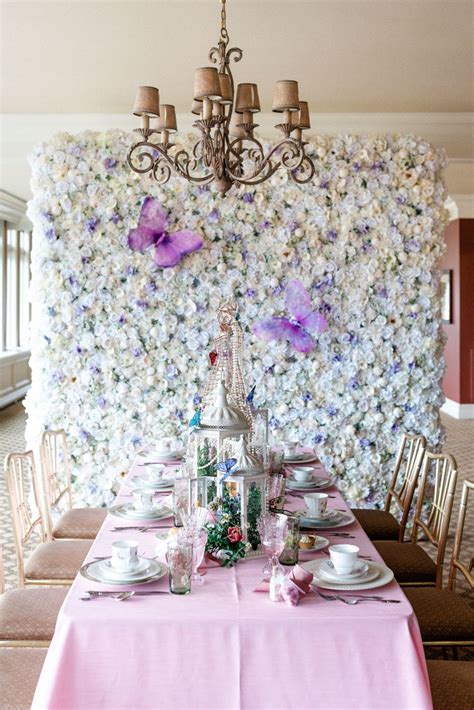 Elegant Inspiration For A Butterfly Garden Tea Party Bridal Shower