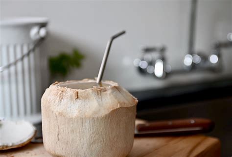 How To Open Young Coconuts At Home Gourmet Vegetarian Kitchen