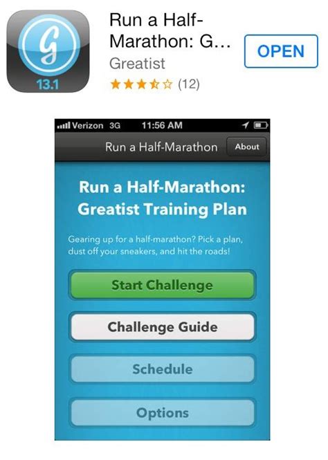 Training for such an event like the marathon requires time, dedication, and potentially a lot of blister tape. Greatlist Run a Half Marathon App- so pumped to start this ...