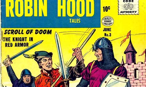 Robin Hood Tales 3 Matt Baker Art Mis Attributed Baker