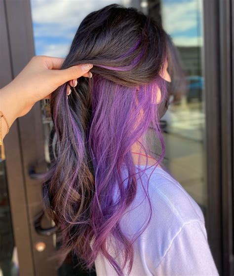 Iriszhihaircodefl On Instagram “purple Underdye · · Purplehair