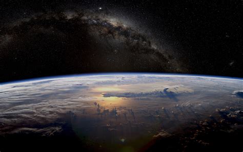 Earth Planet Milky Way Space Wallpapers Hd Desktop