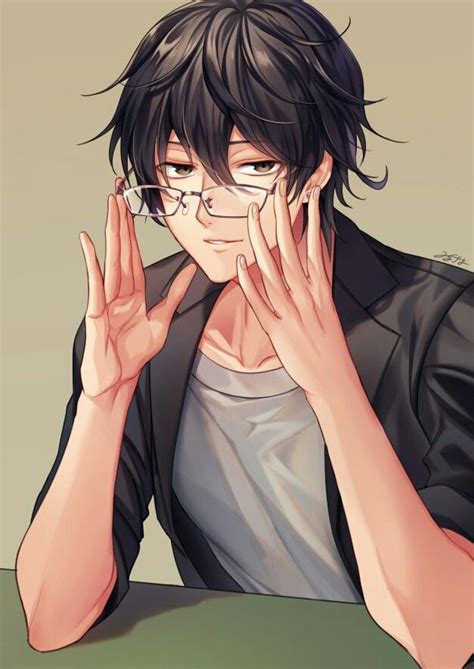 Pin By Рин Арно On оооххх Anime Glasses Boy Anime Guys With Glasses