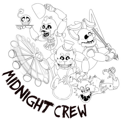 Fnaf Coloring Pages To Print At Free Printable