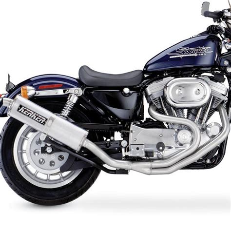 It comes in all stainless steel with mounts and everything you need to install it. Kerker 2 into 1 Sportster Exhaust System. I can't buy this ...