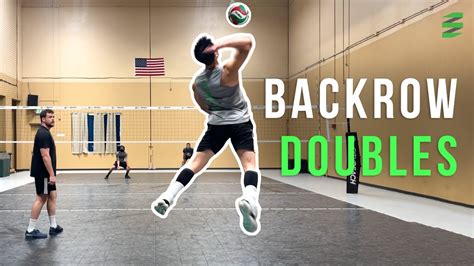 Serving And Receiving Seams Back Row Doubles Volleyball Practice Youtube