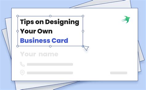 Business Card Template Pdf Tips On Designing Your Own Business Card